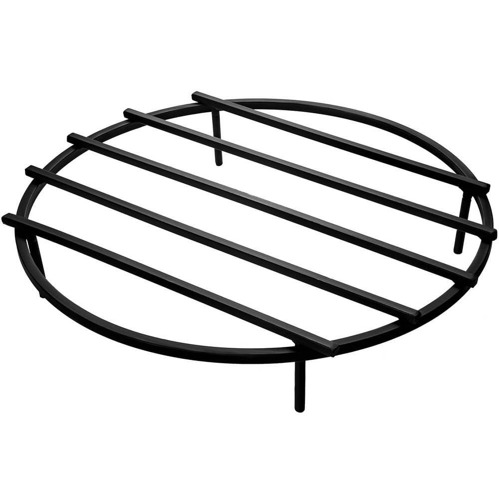 VEVOR Fire Pit Grate, Heavy Duty Iron Round Firewood Grate, Round Wood