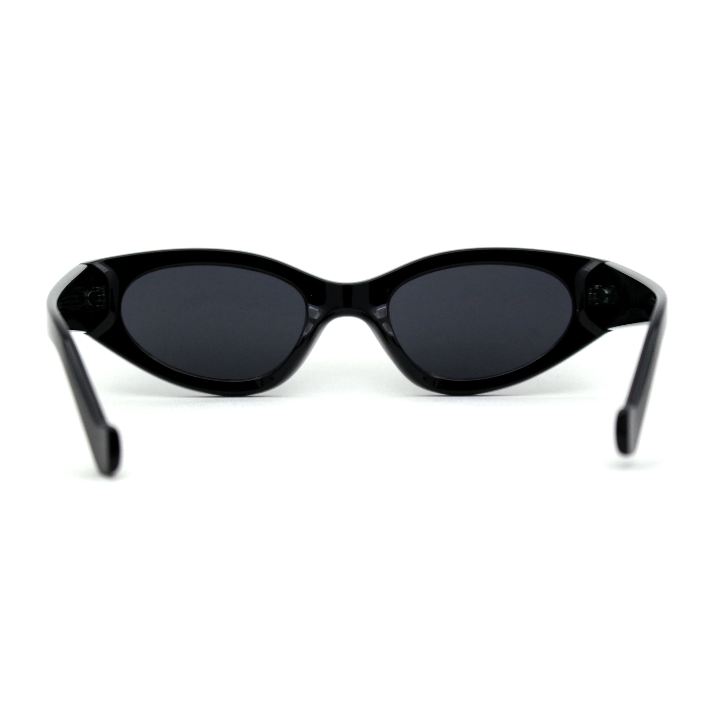 HIGH TEMPLE BOLD RETRO WOMENS ELEGANT CAT EYE SUNGLASSES matte black Classy Womens Cat Eye Plastic High Temple Horn Rim Fashion  main image 4