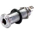 thumbnail image 1 of Conector jack estéreo mono para guitarra eléctrica acústica, bajo, cromado, rosca de 1/4" JAMW Sencillez, 1 of 5