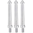 thumbnail image 2 of Tripod Spike Foot Set of 3, Tripod Monopod Foot Spike Nail Stainless Steel with 1/4'' Thread Replacement 8cm Silver for Classic Tripods and Light Stand, 2 of 7