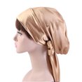 thumbnail image 4 of Minnieouse Gorro de seda para mujer, lazo de serpentina a la moda, tocado suave, cubierta para la cabeza, turbantes, envolturas para el cabello para mujer, Type3 NO3 Minnieouse AP008209-11, 4 of 4