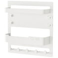 thumbnail image 2 of Bedside Wall Mounted Shelf And Bedside Table, Wall-Mounted Organiser For Bedroom, Caravan, Dormitory, With Mobile Phone Holder & Handheld Display Storage, 2 of 7