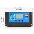 thumbnail image 1 of Module de Contrôleur de Charge/décharge de Cellule Solaire pour PAD Régulateur LCD avec Double Chargeur Alimentation de Batterie Extérieure Régulateur LCD 10A 12V/24V, 1 of 8