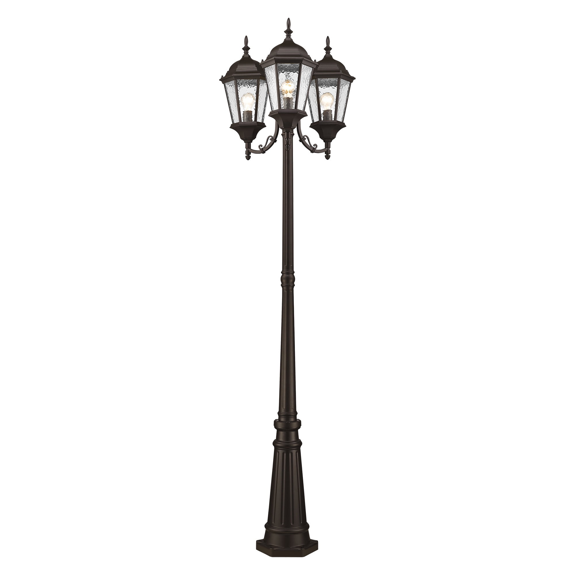 Livex Lighting Hamilton 3 Light Outdoor 3 Head Post