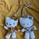 thumbnail image 5 of Anime Sanrioed Cosplay Hello Kittys Plush Toy Bag colgante llavero lindo animales Retro Plushie muñeca suave regalos de cumpleaños para niños, 5 of 5