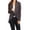 Charcoal, variant on Women's Casual Solid Long Sleeve Loose Fit Open Blazer Jacket