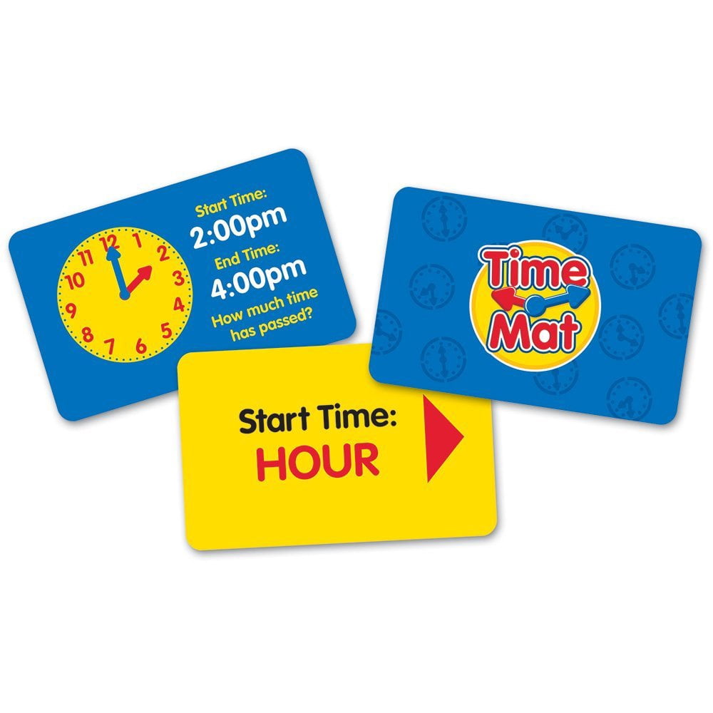 Learning Resources Time Activity Mat, Time Telling Toys for Kids, Ages 5+, LER2981