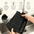 thumbnail image 5 of Non-Slip Sink Drainage Mat | 45.5 x 17 Inch TPR Rubber Sink Liner | Splash-Proof Drying Rack & Dish Drying Mat for Kitchen Countertops, 5 of 7