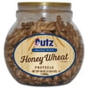 56 oz Utz Braided Honey Wheat Twists Pretzels Barrel