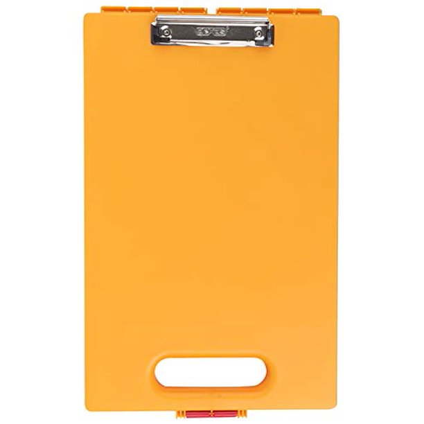 Dexas Clipcase Storage Clipboard with Handle, Orange