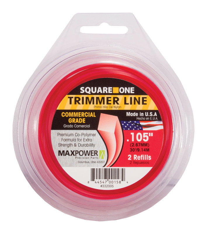 Maxpower 338801 Premium Twisted Trimmer Line .080-Inch Twisted Trimmer Line 40-Foot Length