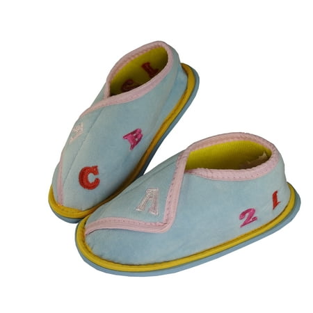 

StarBay Boys Girls Toddler Cute Design Indoor and Outdoor Slipper with Adjustable Strap or Zip-up Closure Easy on and off Warm Shoe