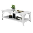 thumbnail image 3 of Convenience Concepts Winston Coffee Table with Shelf, White, 3 of 7