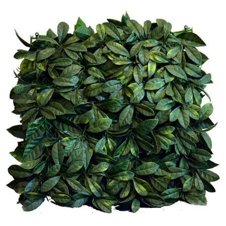 Greensmart Decor Artificial Greenery Lemon Leaf Wall Panels - Set of 4