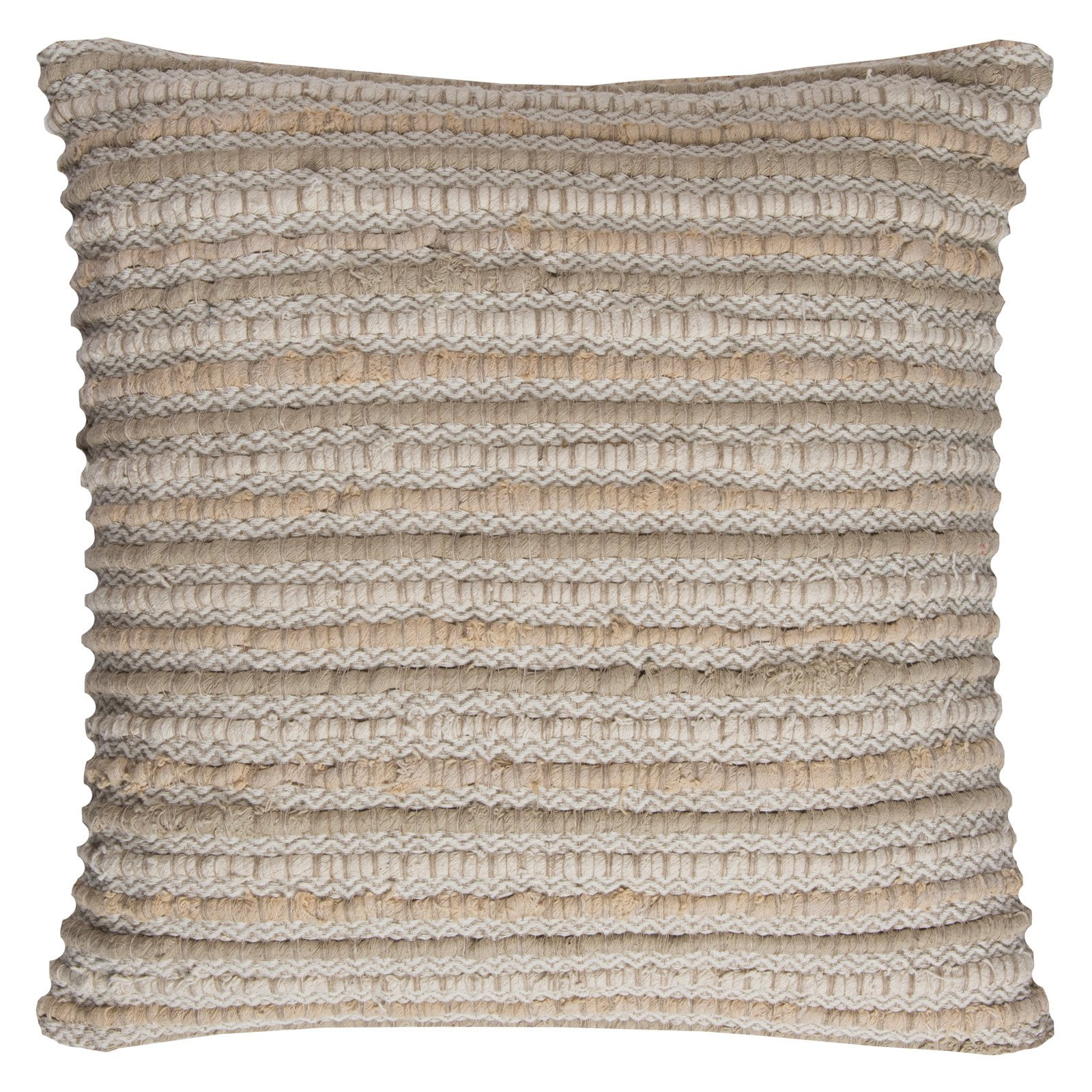 Rizzy Home 3D Texture Stripes Decorative Pillow