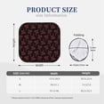 thumbnail image 2 of Kdxio Red Snake Print 2-Piece Sun Shade Front Windshield - Foldable Car Front Window Sunshades for Most Sedans SUV Truck, 2 of 6