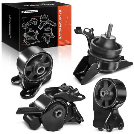 A-Premium Engine Motor and Transmission Mounts Compatible with Hyundai Elantra 2001-2006 Tiburon 2003-2005 L4 2.0L DOHC Petrol 4-PC Set