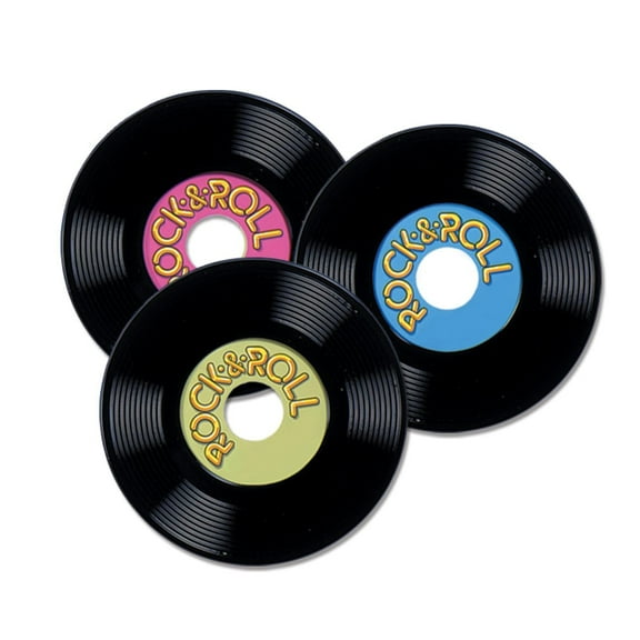 36 Piece Beistle Personalize Plastic Party Records