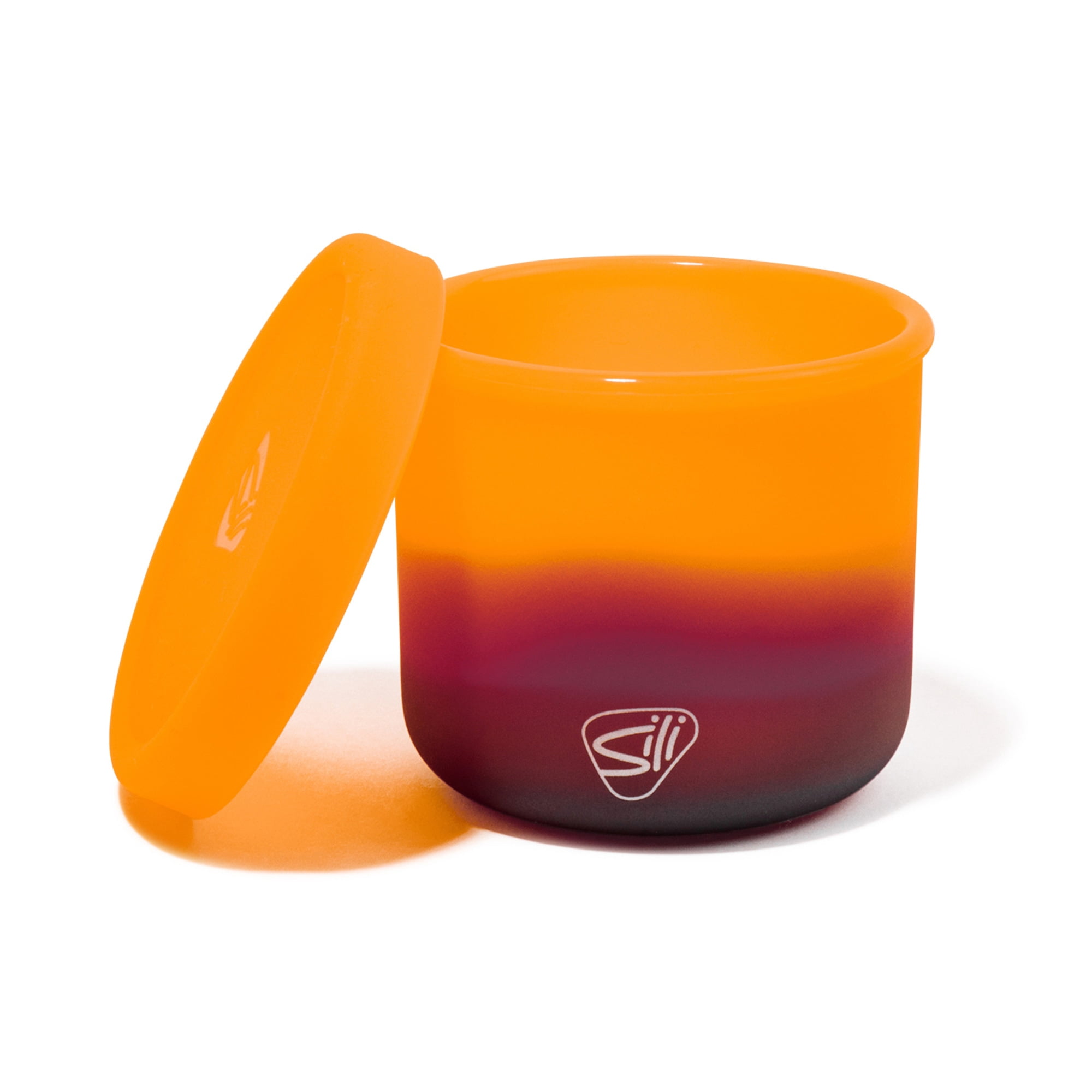 Silipint: Silicone 10oz Lidded Bowls: 2 Pack Sun Storm