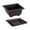 Square Shallow S, variant on Training Pots with Tray flower pots Durable Bonsai Training Pots Plant Container Portable Outside for Office Home Living Room Ornament Square Shallow S