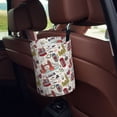thumbnail image 5 of Fuzoiu London Landmark1 Print Car Trash Can,Leakproof Car Trash Can,Hanging Garbage Bin,Vehicle Trash Can, Suitable for Sedans, SUVs, MPVs & Trucks, 5 of 7