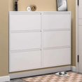thumbnail image 2 of Armario ultrafino para el hogar, puerta, cubo abatible, entrada, unidad pequeña de almacenamiento, Zapatero estrecho de 15cm, muebles de acero al carbono, novedad de 2023, 2 of 4