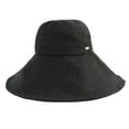 thumbnail image 1 of Sombrero para el sol de ala ancha para mujer, sombrero de verano UPF 5+, sombreros de playa plegables y enrollables para METRO, 1 of 9
