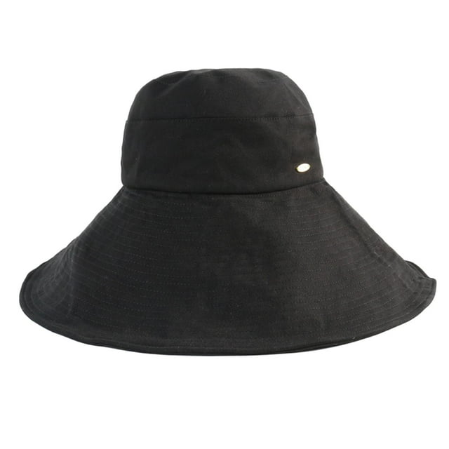 Sombrero para el sol de ala ancha para mujer, sombrero de verano UPF 5+, sombreros de playa plegables y enrollables para METRO