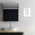thumbnail image 3 of Stupell Industries Text Me for Toilet Paper Typography Painting Unframed Art Print Wall Art, 11 x 14, 3 of 8
