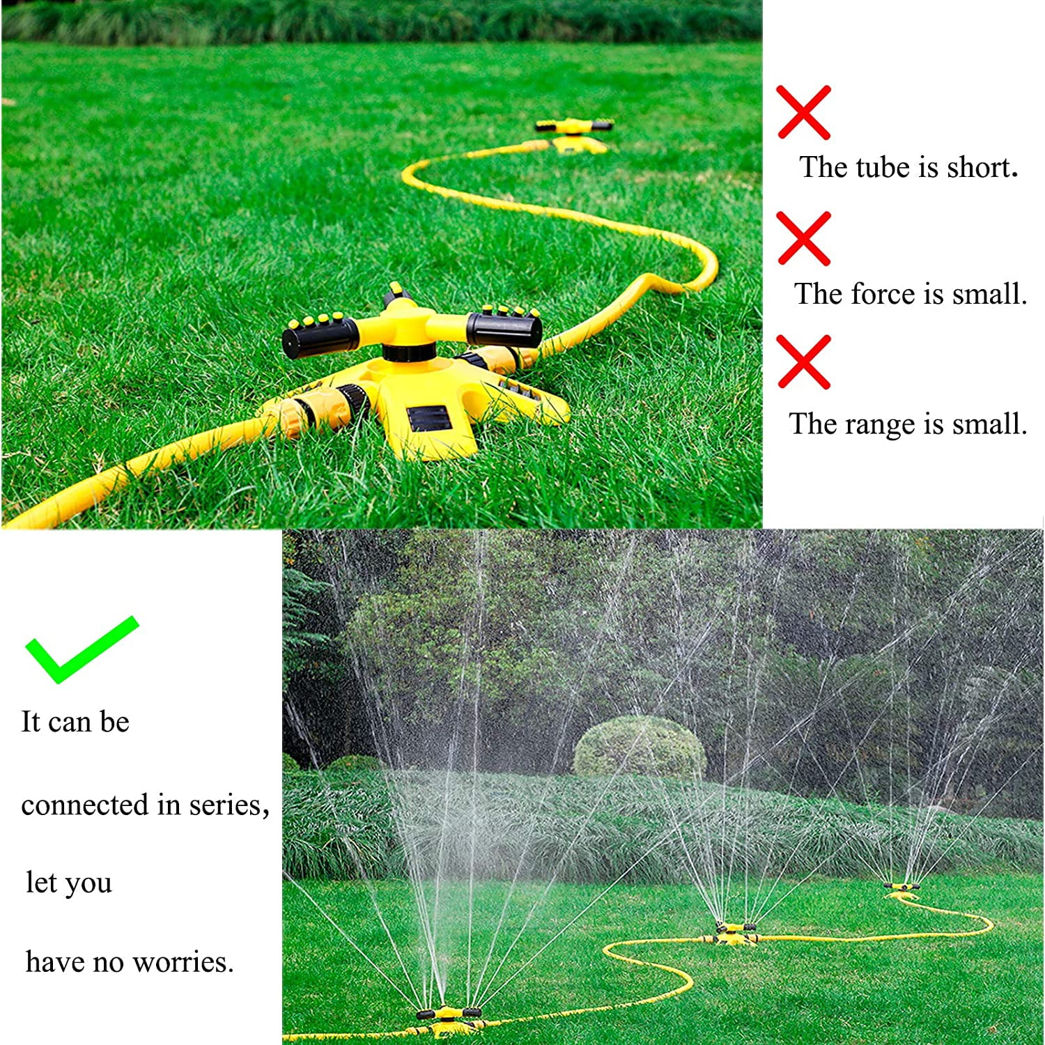 Buy EASTIN 360 Degree Rotating Lawn Sprinkler, Large Area Coverage