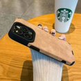 thumbnail image 1 of Fashion Phone Case For iPhone 16 15 14 13 12 11 Pro Max 16 Plus Fur Leather Full Lens Protection Cases Cover Brown For iPhone 11Pro Max, 1 of 6