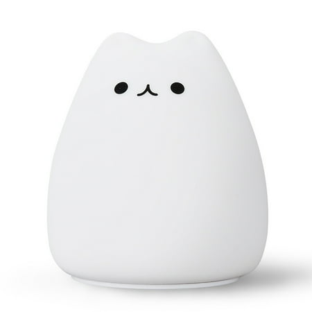 

Docooler Cute Cartoon Design Night Light Beside Lamp 3 * AAA Cell Operated Powered Colors Changing Modes+ Static Light Color Mode Portable for Home Decoration Deco Birthday Present Gift