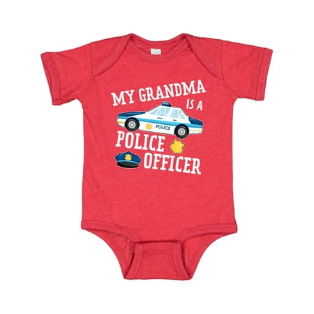 

Inktastic My Grandma is a Police Officer Gift Baby Boy or Baby Girl Bodysuit