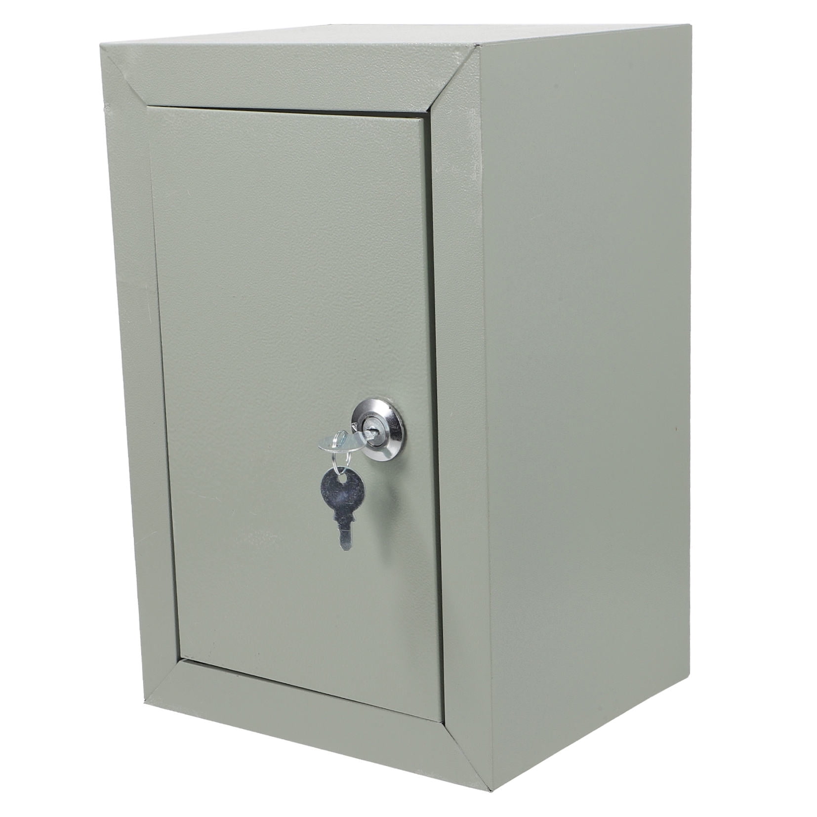 OUNONA Outdoor Breaker Box Metal Project Box Weatherproof Electrical Enclosure Light Grey