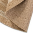 thumbnail image 2 of Erbanica Tapis Rond à Séchage Rapide Effet Jute Intérieur Extérieur, 2 of 5