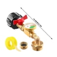 thumbnail image 2 of QCC Propane Bottle Charging Connector Luminous Watch And Ball Valv0-e Gas Tank Gas Adapter and Bottle cap *1+ raw material tape, 2 of 5