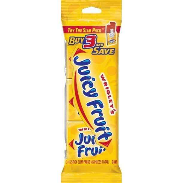 Juicy Fruit Gum, Original, 4.28 Ounce, 45 Count by Juicy Fruit