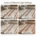 thumbnail image 7 of ODIKA 9'x12' Washable Area Rug Geometric Stripe Neutral Tones Boho Farmhouse Minimalist Large for Great Room, Indoor Concept, Living Low Pile, Flatwoven, 7 of 7