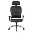 thumbnail image 2 of Pemberly Row Contemporary Black Bonded Leather Managers Chair, 2 of 9