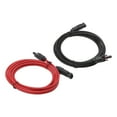 thumbnail image 4 of Solar Panel PV Cable,Black Red Solar Panel Extension Cable with Male and Female Connectors for Controller Boat Marine Automotive RV Outdoor, 4 of 7