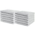 thumbnail image 3 of Weidemans 100% Cotton Washcloths 12 Pieces Towel Set | Fingertip Washcloth 13" X 13" | Towels for Bathroom, Hand, Kitchen, Cleaning | Machine Washable high Absorbency Bathroom Face Towels | Silver, 3 of 14