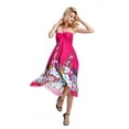 thumbnail image 2 of Hawaii Hangover Robe Haut Dos Nu à Bordure Hawaïenne à Fleurs pour Femmes, jusqu'à la Taille 3TG, 2 of 5