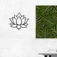 thumbnail image 4 of UPOUART De Pared Acrílico Lotus Negro Con Único Para Del Hogar, 4 of 8