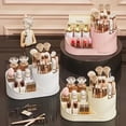 thumbnail image 3 of 360° Rotating Vanity Makeup Organizer with Brush Holder, Large Spinning Cosmetic Storage for Skincare, Perfumes and Lotions, 3 of 9