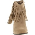 thumbnail image 4 of ADRIANA LEONARA-39 Women's Side Zipper Low Heel Fringe Ankle Booties, 4 of 4