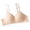 Khaki, variant on jsaierl Bras for Women Wirefree Lift T-shirt Bras Seamless Comfy Bralettes Stretch Breathable Full Figure Bras