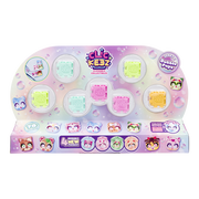 Clickeez Series 3 12-Pack, 12 Collectible Character Keyboard Keys Click and Clack, Create 2 Keychains, Ages 6+