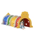 thumbnail image 4 of XJD Climbing Tunnel for Kids Climb and Crawl Toy Indoor & Outdoor Toddler Play Structure for 3-6 Years Old, 4 Sections, for Daycare, Preschool, Lion Shaped, 4 of 10