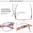 thumbnail image 4 of 4 Pack Cat Eye Reading Glasses Blue Light Blocking for Women, Stylish Pattern Spring Hinges Computer Readers, 4 of 7