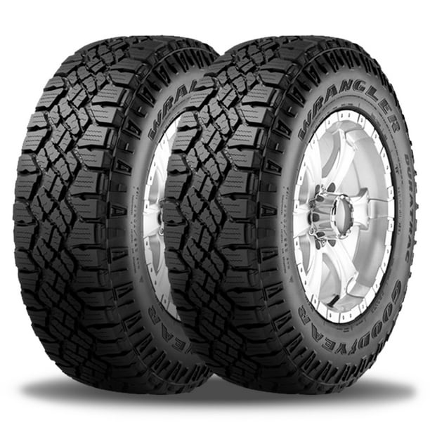 Pair of 2 Goodyear Wrangler DuraTrac 275/55R20 113S All-Terrain Tires 50K  Mile Warranty 